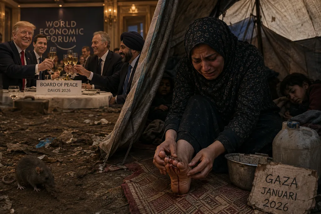 Board of Peace untuk Gaza: Lahir di Davos, Dipimpin Seumur Hidup, dan Dipersoalkan Dampaknya di Lapangan