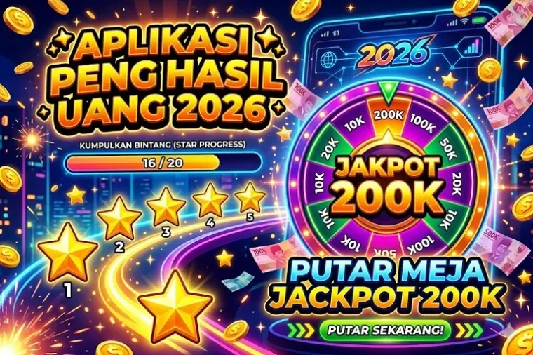 Aplikasi Penghasil Uang 2026 Tawarkan Game Potong Garis, Hadiah Bintang dan Berlian