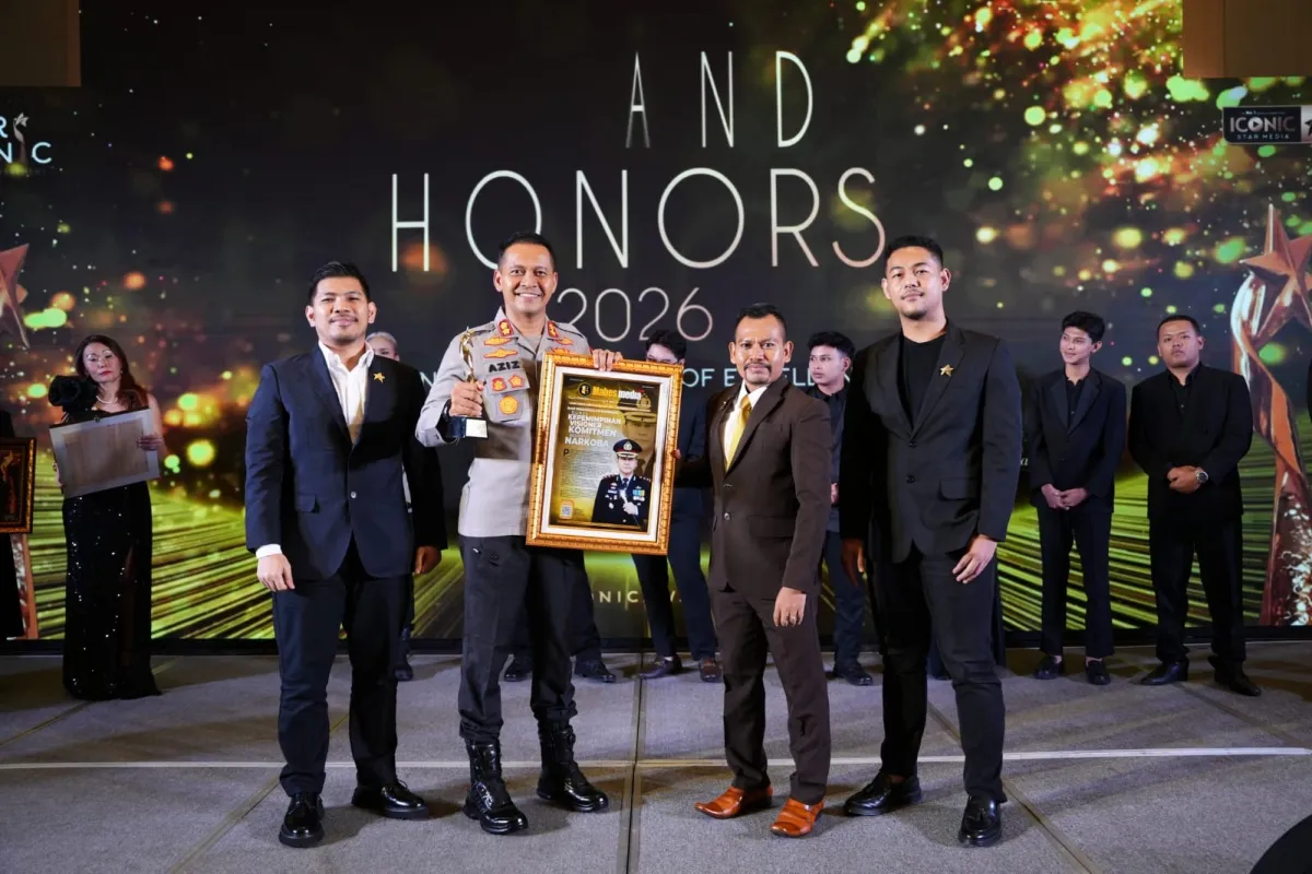 Kapolres Empat Lawang Terima Penghargaan Nasional Star Iconic Award 2026