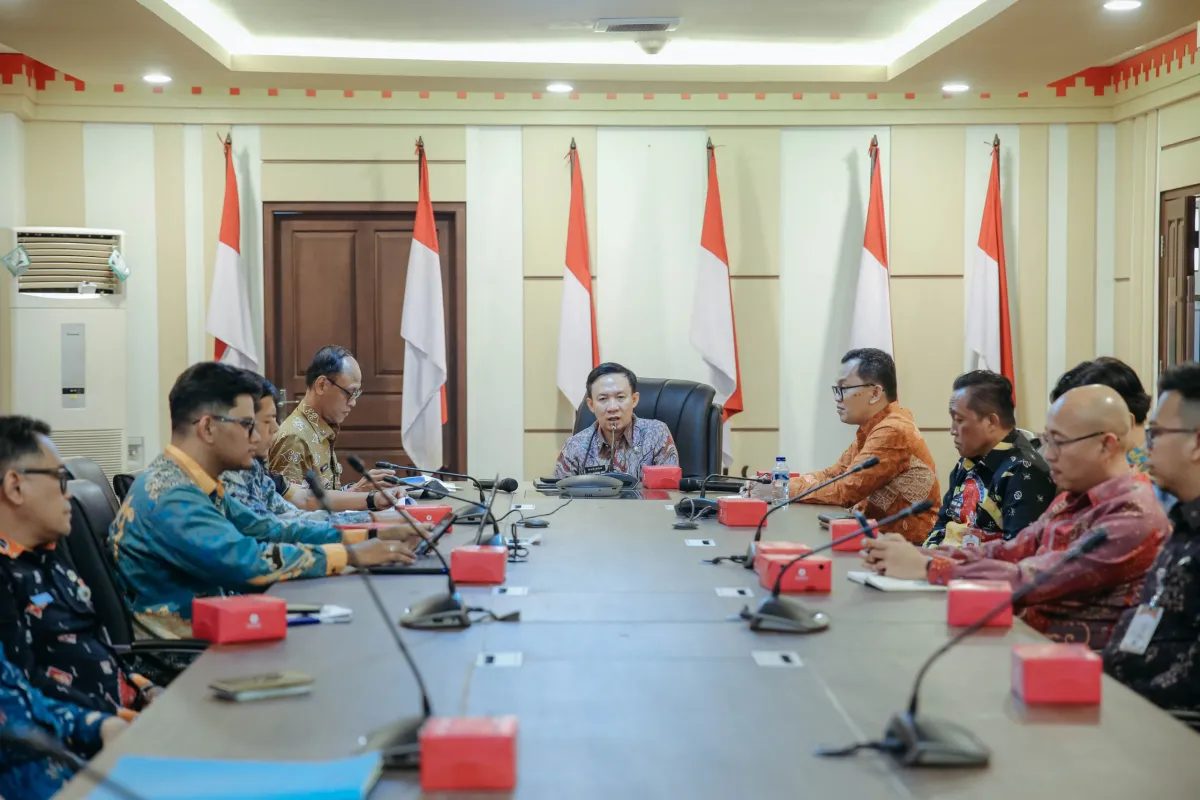 Sekdaprov Lampung Pimpin Rakor Pemanfaatan DTSEN, Data Diintegrasikan ke Aplikasi Siger Lampung