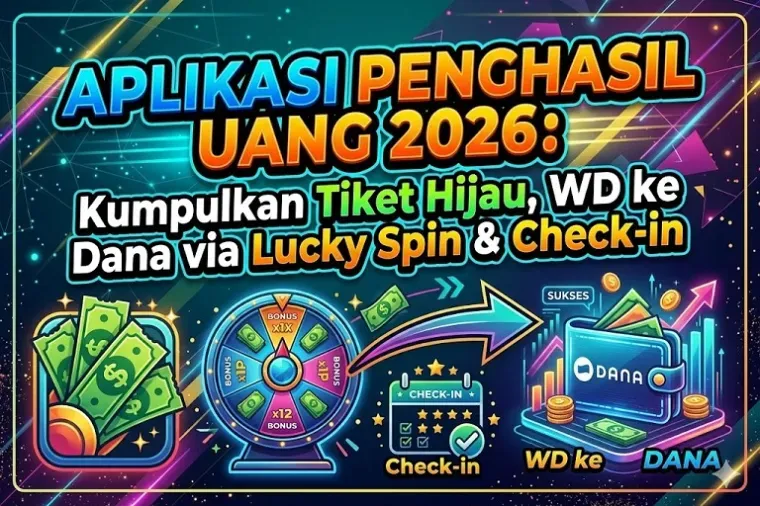 Aplikasi Penghasil Uang 2026 Viral di TikTok: Kumpulkan Tiket Hijau untuk Tarik Saldo ke Dana