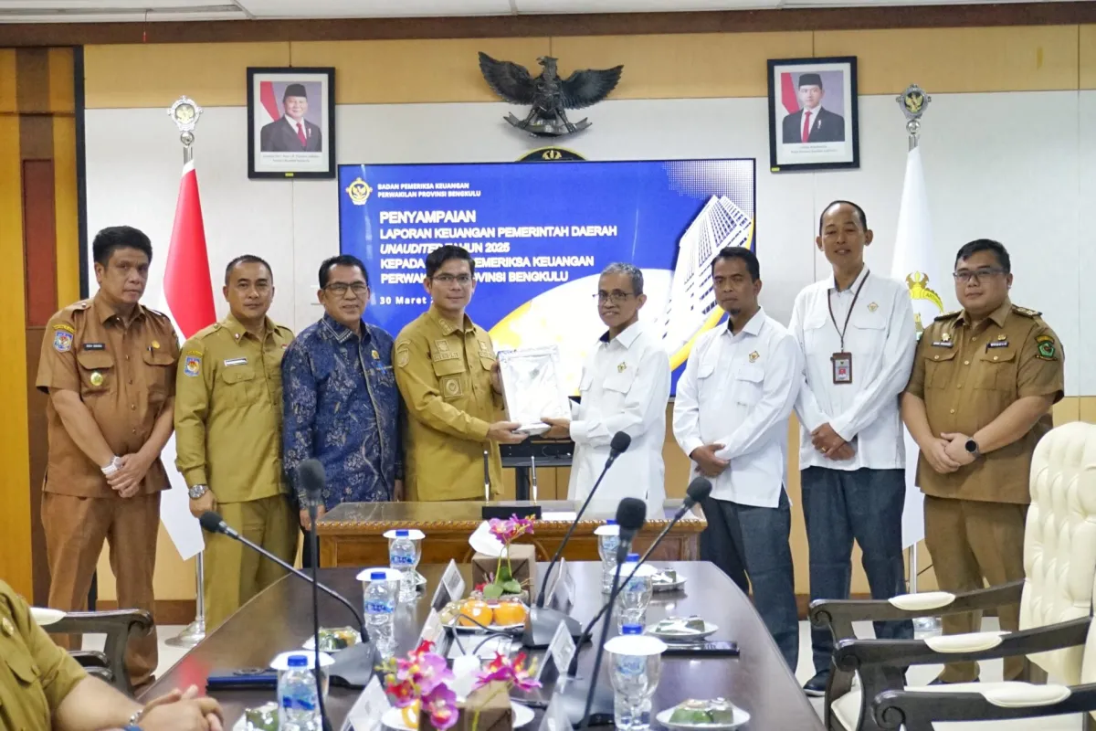 Pemkab Rejang Lebong Serahkan LKPD 2025 kepada BPK Perwakilan Bengkulu