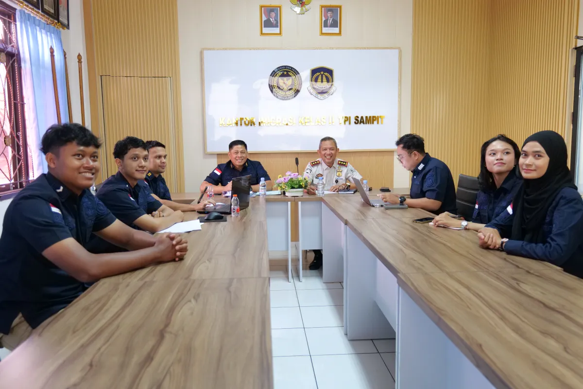 Imigrasi Sampit Ikuti Sosialisasi Manajemen Risiko dan Penggunaan Aplikasi SIM-RISK