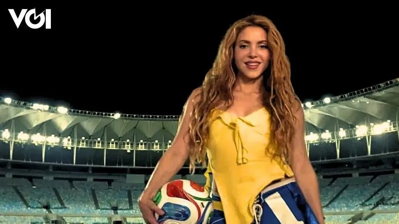 Shakira Perkenalkan Lagu Resmi Piala Dunia 2026 “Dai Dai” Bersama Burna Boy