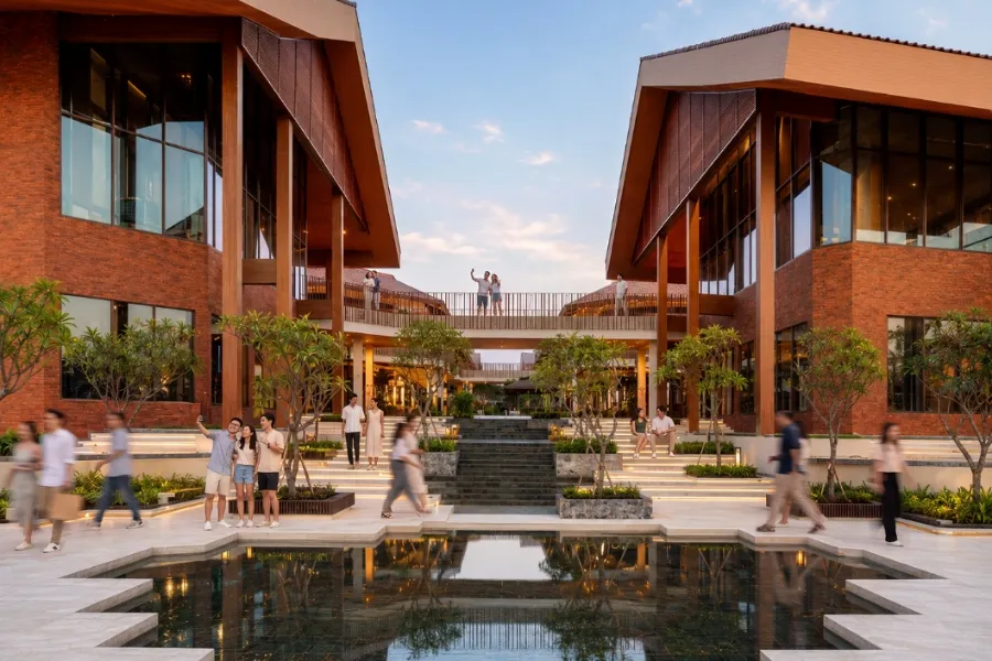 Sira Village Grand Outlet Bali Resmi Dibuka di KEK Kura-Kura Bali, 104 Gerai Mulai Beroperasi