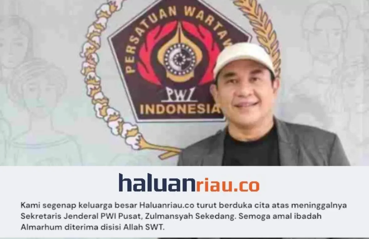 Sekjen PWI Pusat Zulmansyah Sekedang Meninggal Dunia, PWI Sampaikan Duka Mendalam