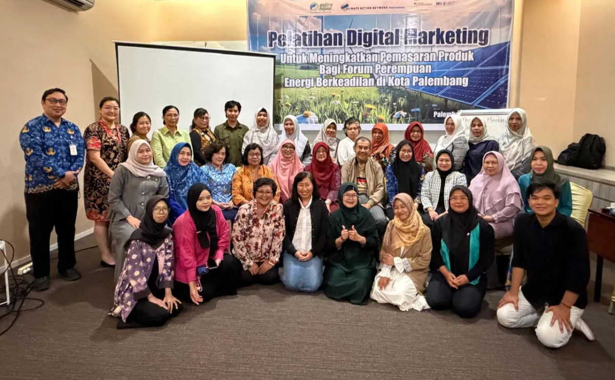 Forum Perempuan Energi Berkeadilan Sumsel Ikuti Pelatihan Digital Marketing di Palembang
