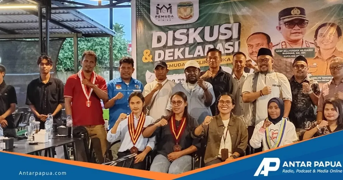 Pemuda Muslim Mimika Buka Dialog Publik Bahas Konflik Sosial, Miras, dan Sampah