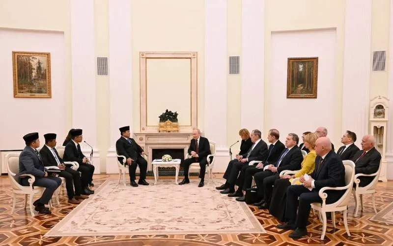 Prabowo Bertemu Putin di Kremlin, Bahas Penguatan Kemitraan Strategis Indonesia–Rusia