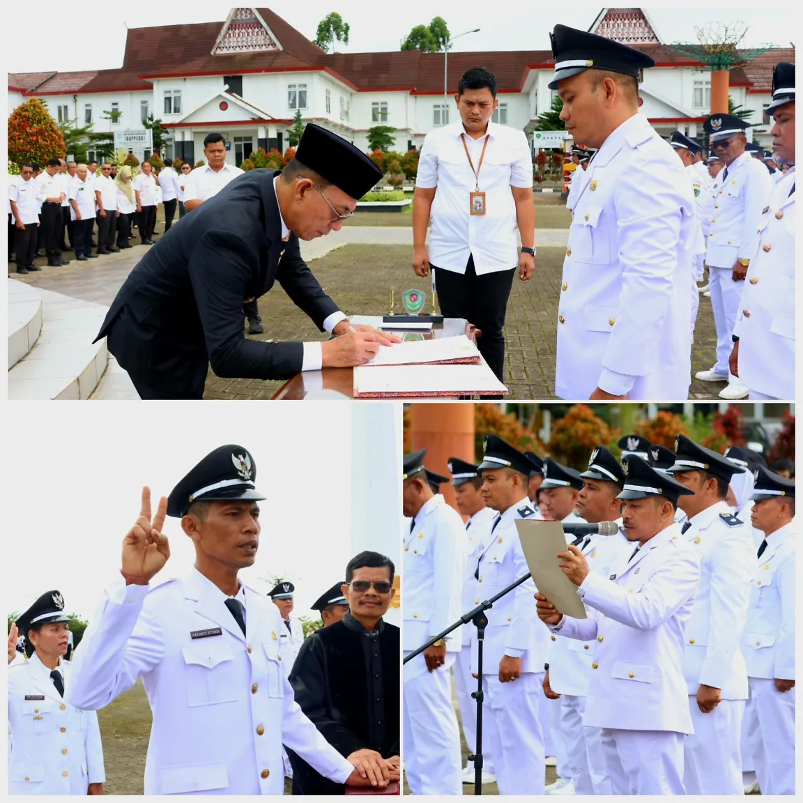 Bupati Tapanuli Selatan Lantik 69 Kepala Desa, Tekankan Transparansi APBDes dan Ketepatan Bantuan Sosial