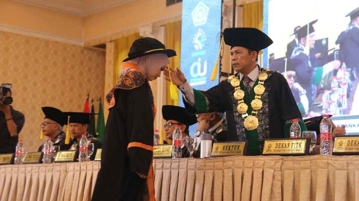 UIN Siber Syekh Nurjati Cirebon Wisuda 584 Mahasiswa, Tegaskan Penguatan Inovasi Digital dan Nilai Keislaman