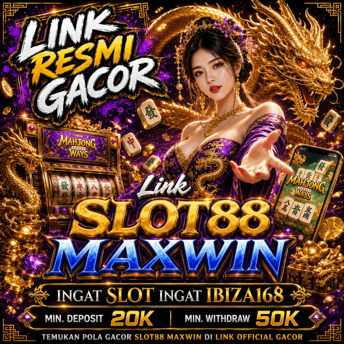 IBIZA168 dan Slot88 Ramai Dibicarakan, Klaim Sediakan Fitur RTP Live hingga Kemudahan Transaksi
