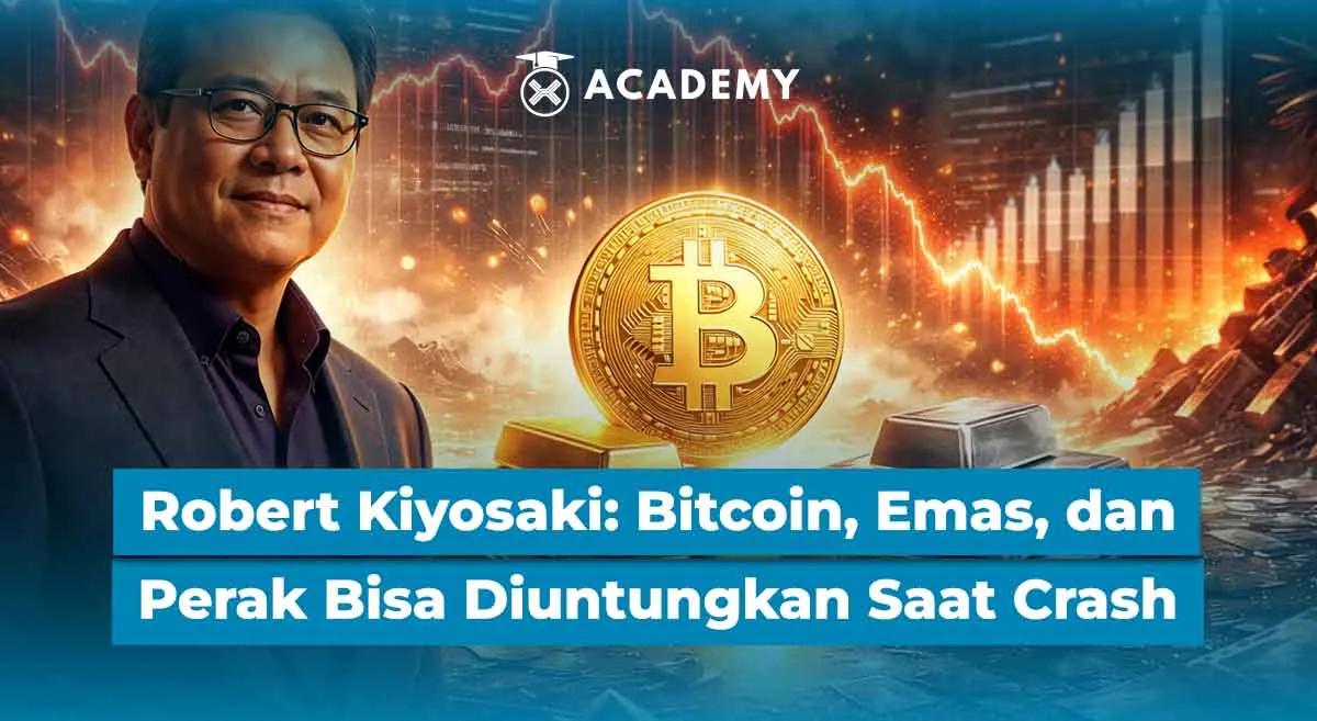 Robert Kiyosaki Nilai Bitcoin, Emas, dan Perak Berpotensi Menguat Jika Terjadi Crash Global