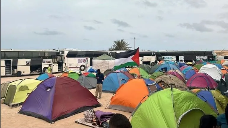 Konvoi Darat Global Sumud ke Gaza Terhenti di Libya Timur, Sejumlah Aktivis Masih Ditahan
