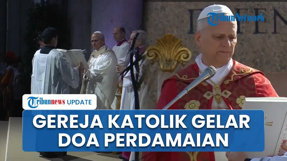 Doa Perdamaian Dunia Digelar di Vatikan, Paus Leo XIV Serukan Penghentian Konflik