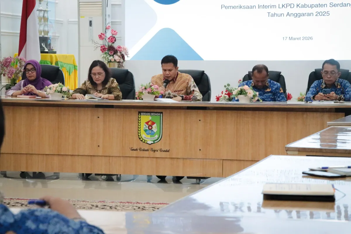 Wabup Sergai: Pemeriksaan BPK Jadi Momentum Perbaikan Tata Kelola Keuangan Daerah
