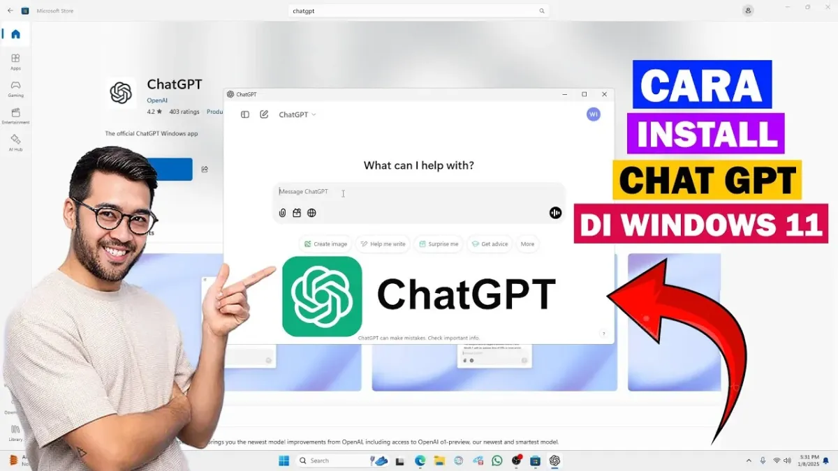 Panduan Praktis Instal Aplikasi ChatGPT di Windows, Langkah demi Langkah