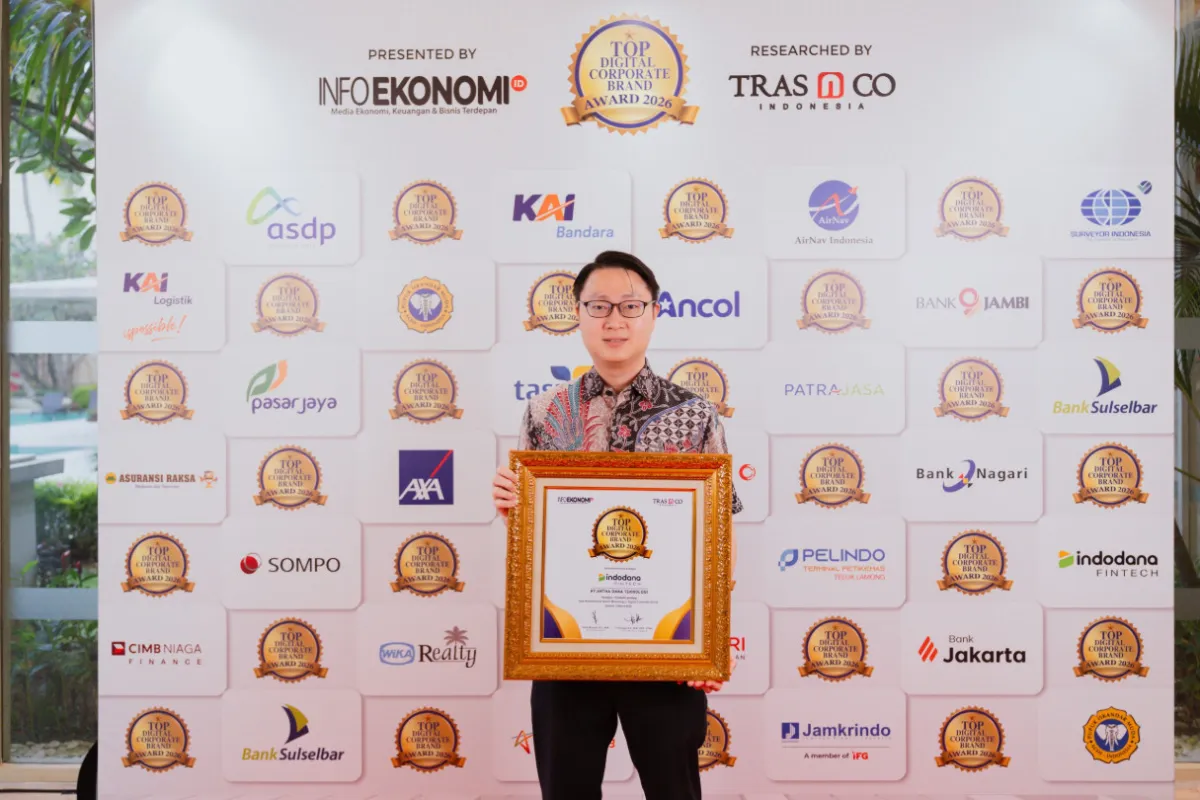 Indodana Fintech Raih TOP Digital Corporate Brand Award 2026 Kategori Fintech Lending