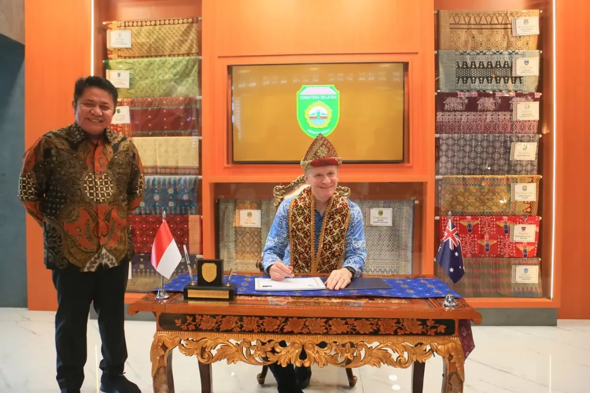 Herman Deru Bahas Perluasan IPAL dan Peluang Ekspor Kopi saat Terima Dubes Australia