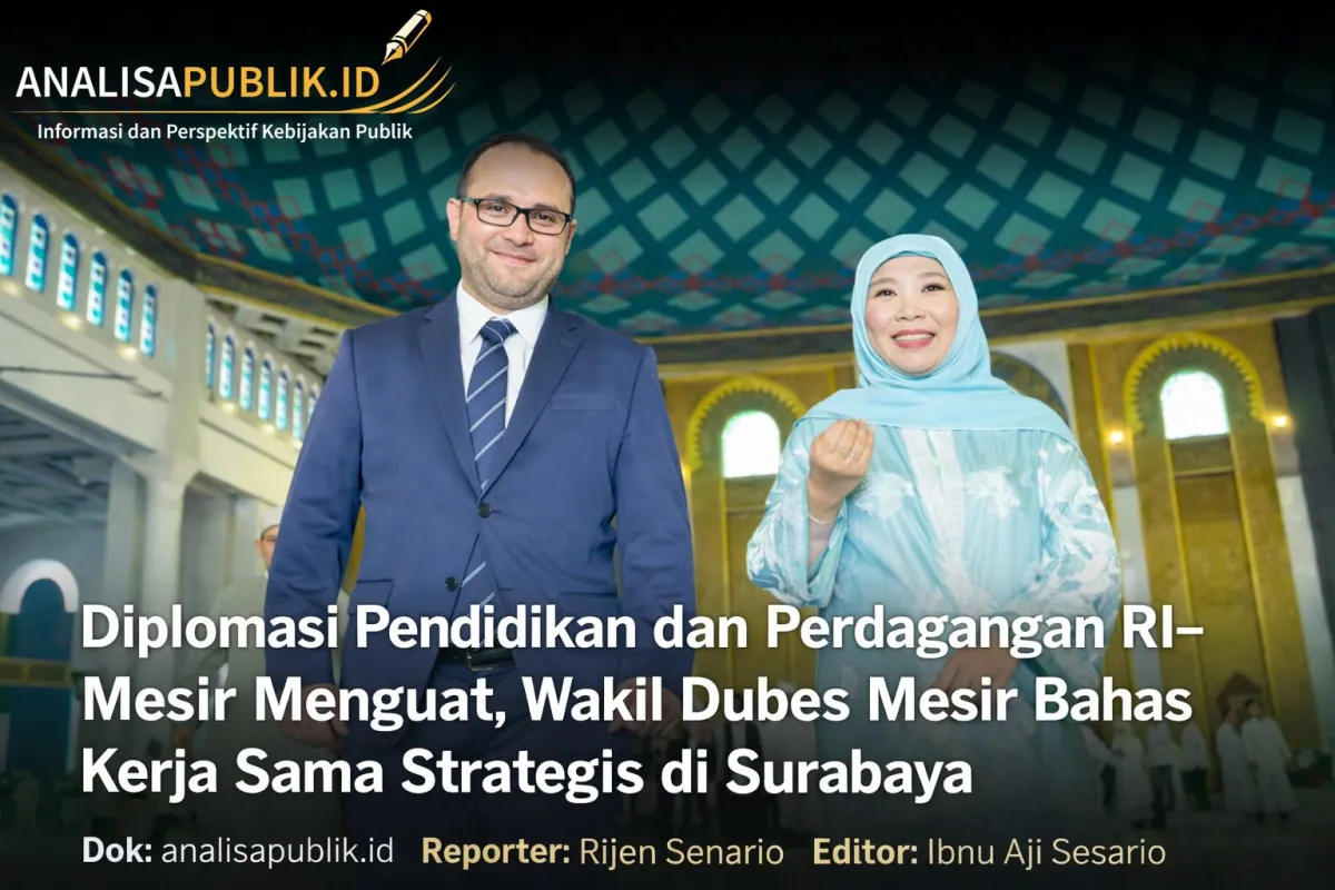 RI–Mesir Bahas Penguatan Kerja Sama Pendidikan dan Perdagangan dalam Pertemuan di Surabaya