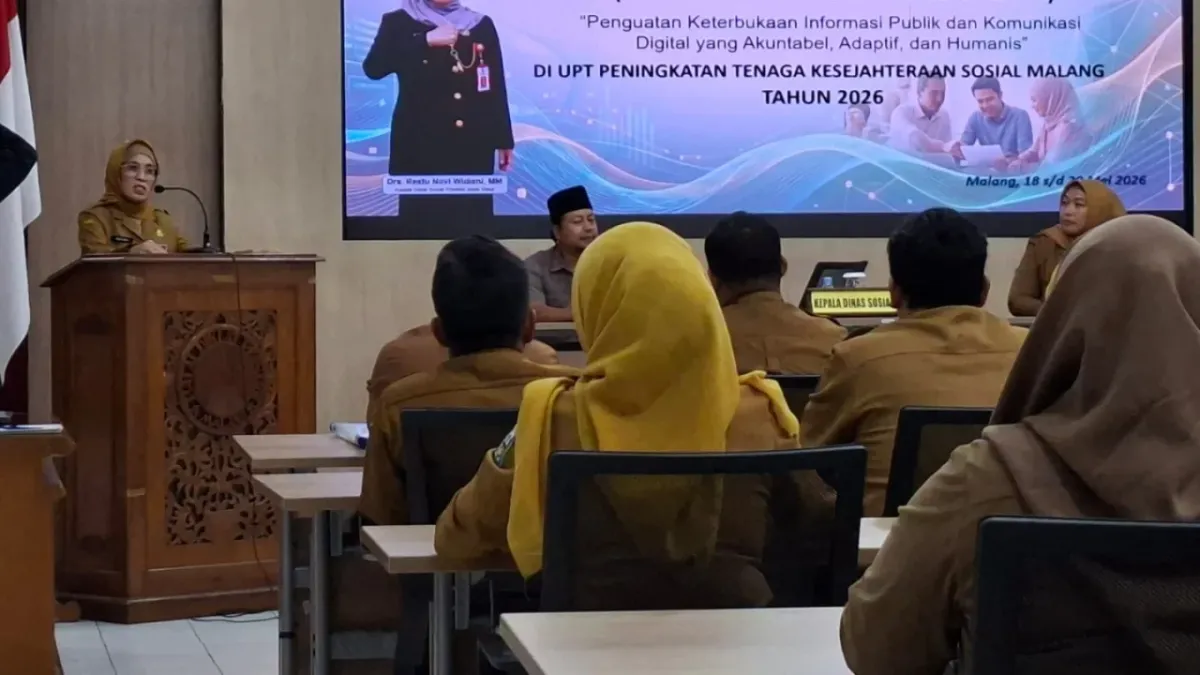 UPT PTKS Dinsos Jatim di Malang Gelar Pelatihan PPID dan Kehumasan