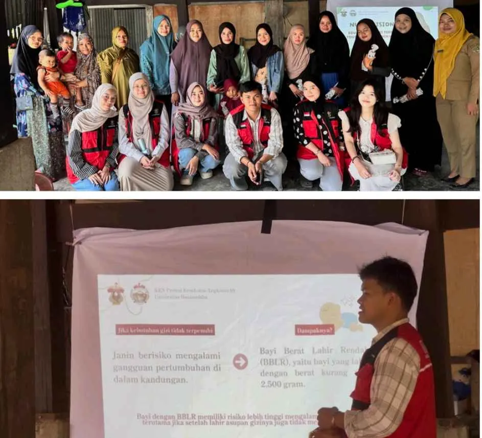 Mahasiswa KKN Unhas Gelar Edukasi Gizi Ibu Hamil Lewat Program NUTRIVISION di Desa Passeno, Sidrap