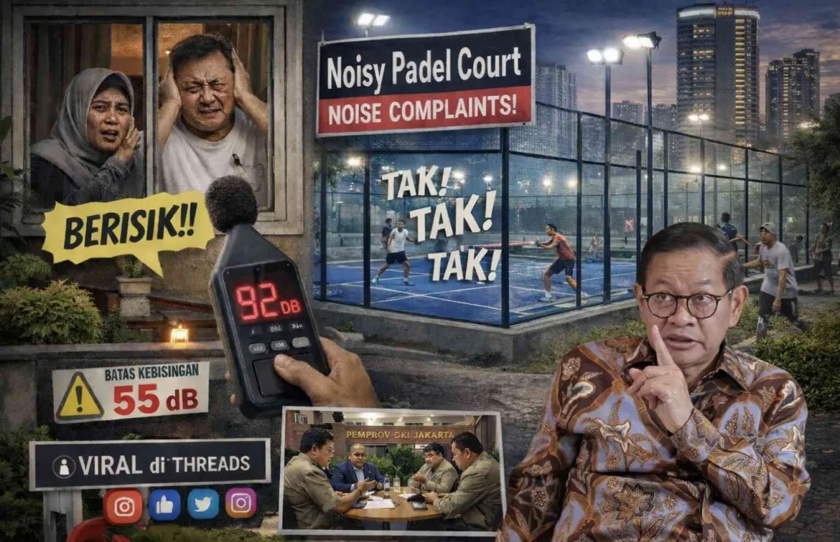 Tren Padel di Jakarta Picu Keluhan Warga Haji Nawi soal Kebisingan Lapangan