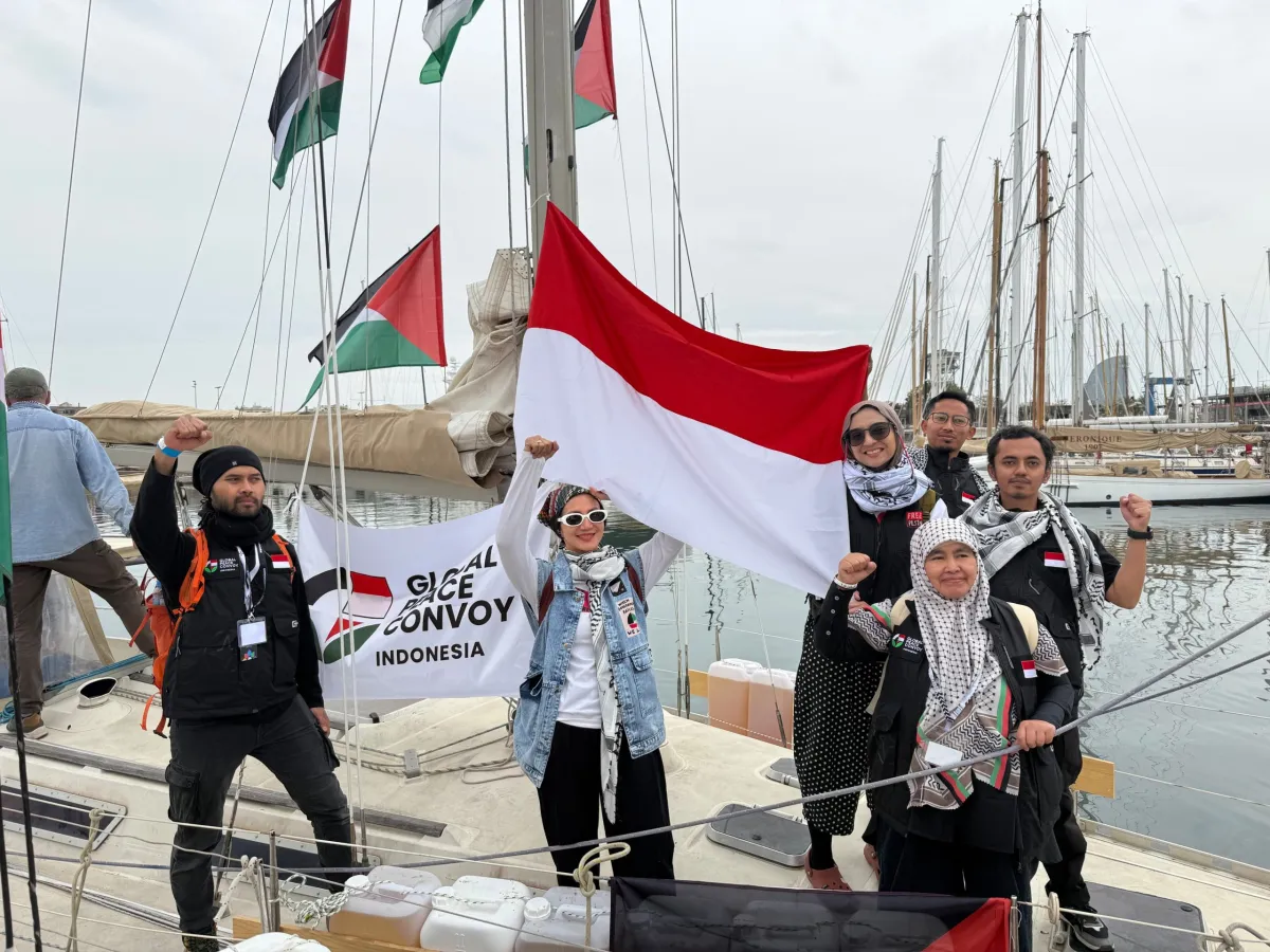 Delegasi Indonesia Ikut Misi Global Sumud Flotilla Lewat Jalur Laut, Darat, dan Diplomasi