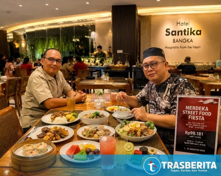 Merdeka Street Food Fiesta Hadir di Hotel Santika Bangka Sepanjang Agustus 2026