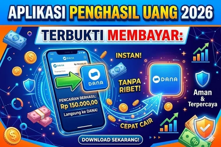 Aplikasi Penghasil Uang 2026 Viral di Android, Klaim Bonus per Episode dan Minimal WD Rp3.000