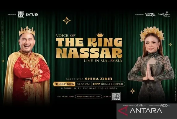 King Nassar Dijadwalkan Konser di Kuala Lumpur pada 31 Juli 2026