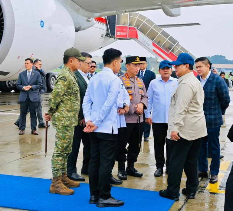 Prabowo Subianto Tiba di Tanah Air Usai Menuntaskan Rangkaian Diplomasi di Eropa