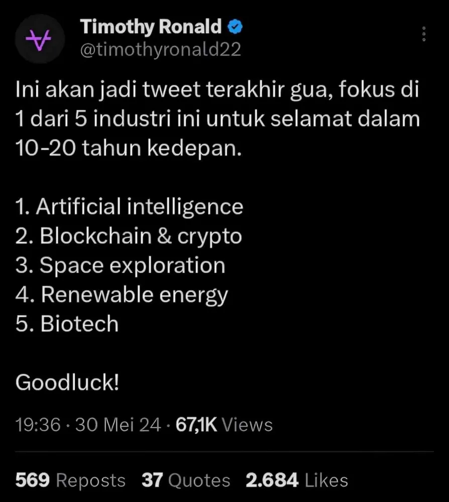 Timothy Ronald dan Perannya sebagai Pemimpin Opini di Ruang Publik dan Media Sosial