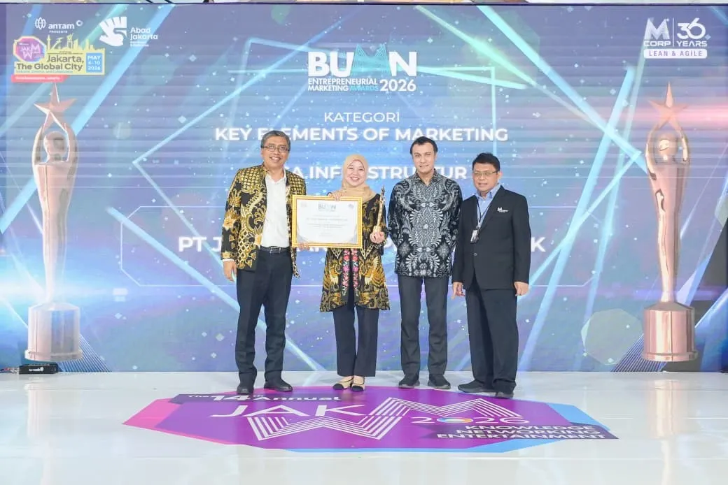 Jasa Marga Raih Lima Penghargaan di Jakarta Marketing Week 2026 dan Libatkan Gen Z Kembangkan Travoy