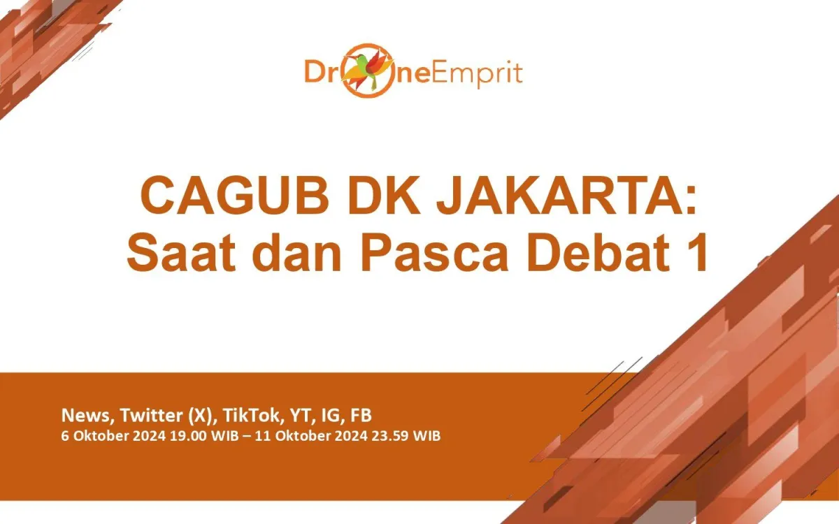 Analisis Percakapan Warganet Usai Debat Pilgub DK Jakarta: Pramono Dominan, Sentimen RK Paling Terbelah