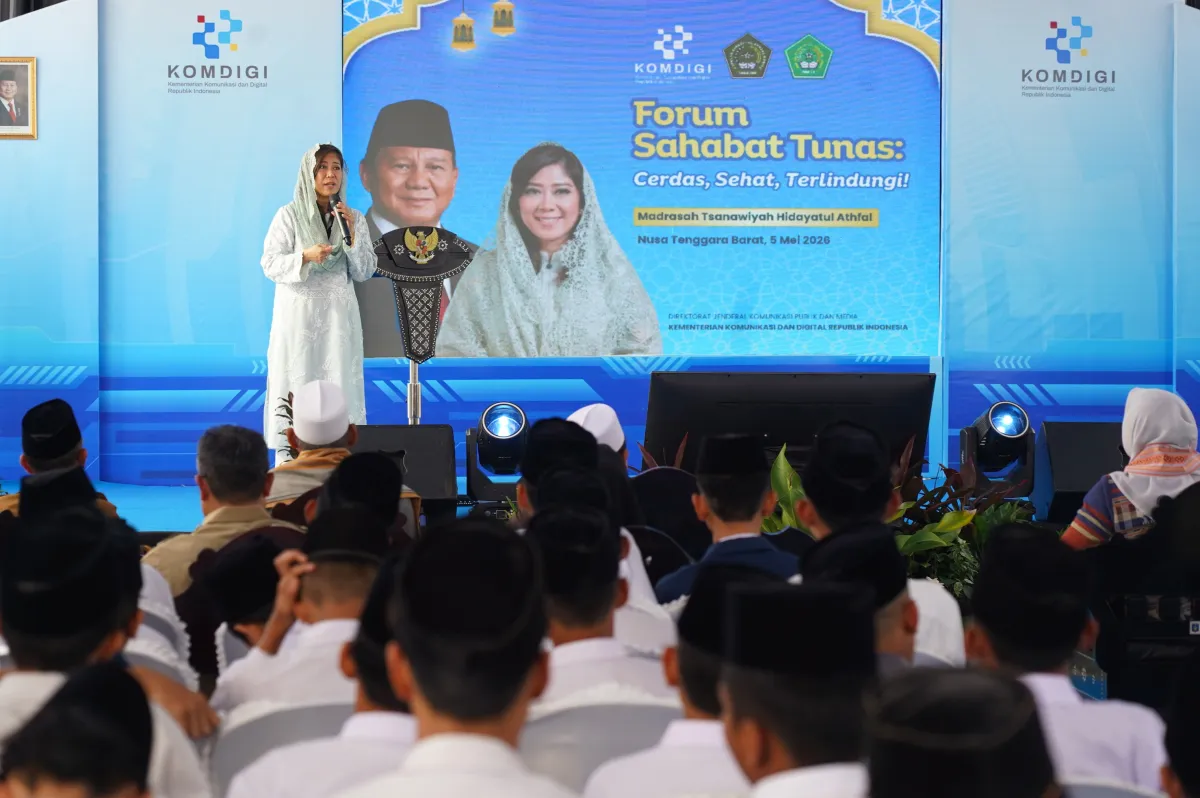 Menkomdigi Tekankan Literasi Digital dan Pembatasan Akses Gadget bagi Anak di Lombok Tengah