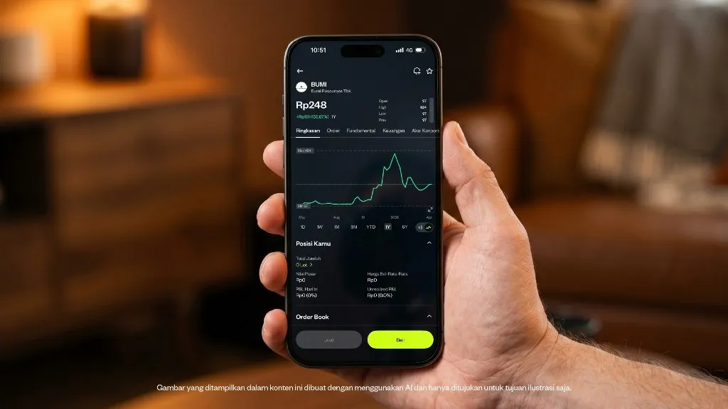 Lima Aplikasi Saham untuk Pemula di Tengah Volatilitas Pasar