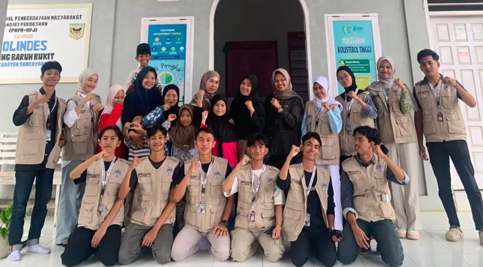 Mahasiswa KKN UNP Gelar Edukasi Gizi di Polindes Baruh Bukit untuk Cegah Stunting