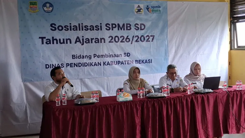 Disdik Kabupaten Bekasi Sosialisasikan SPMB 2026/2027 di Cibarusah, Tekankan Transparansi dan Antigratifikasi