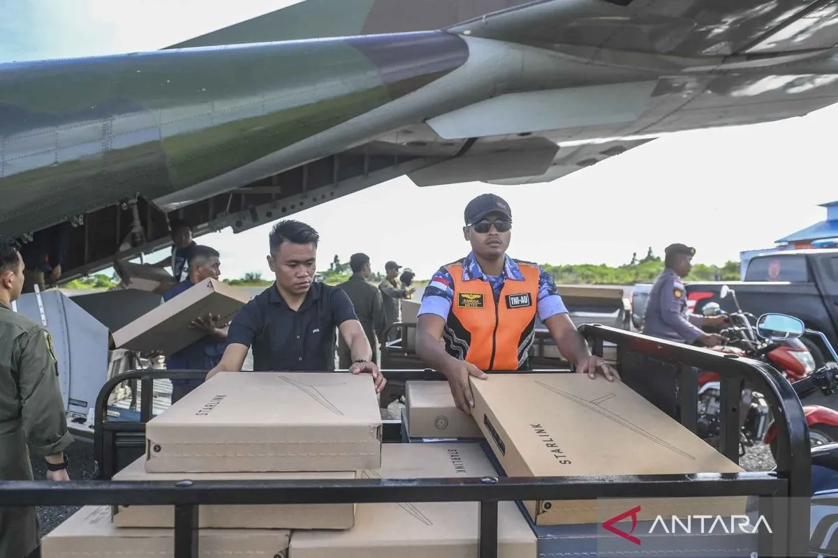 Pemerintah Salurkan 250 Unit Perangkat Starlink untuk Warga Pulau Miangas