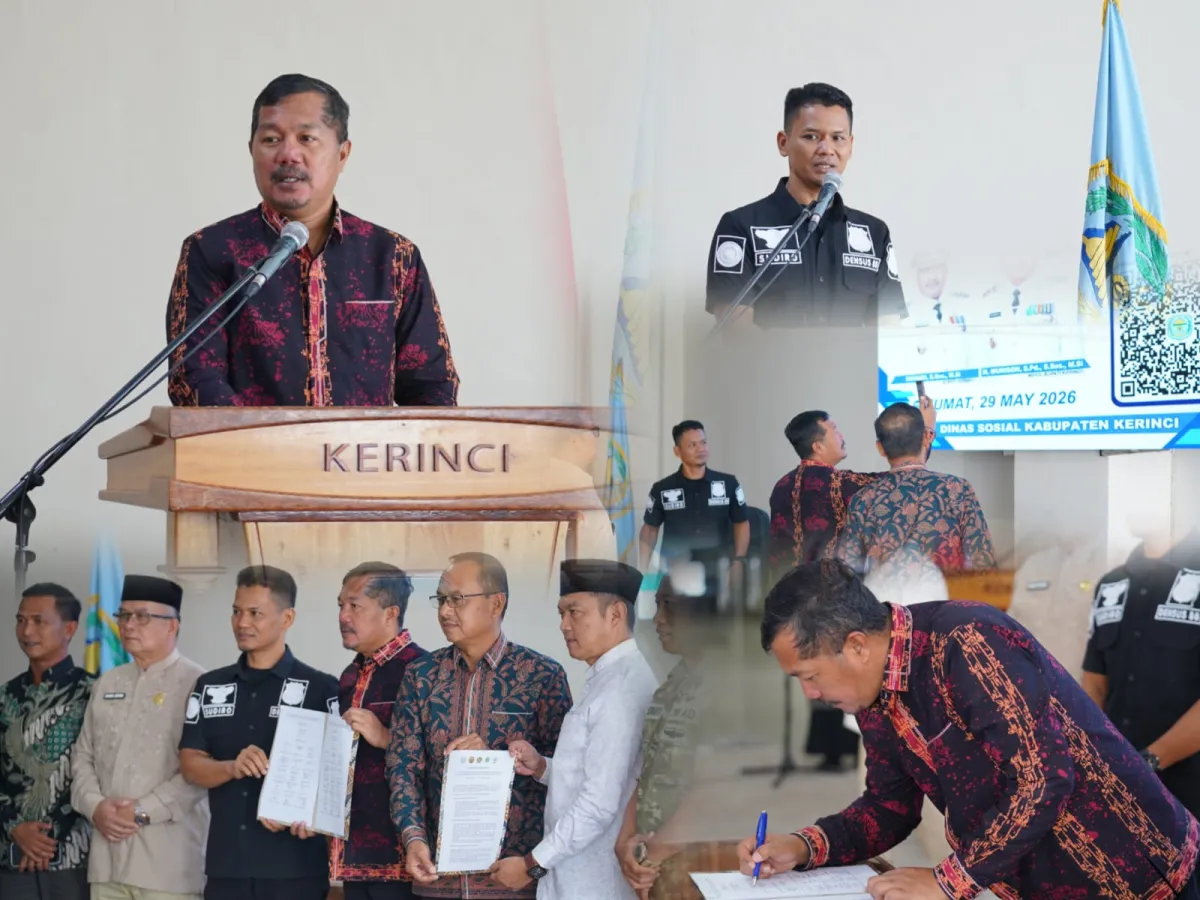 Bupati Kerinci Monadi Luncurkan QR Code Kotak Amal Terintegrasi 2026