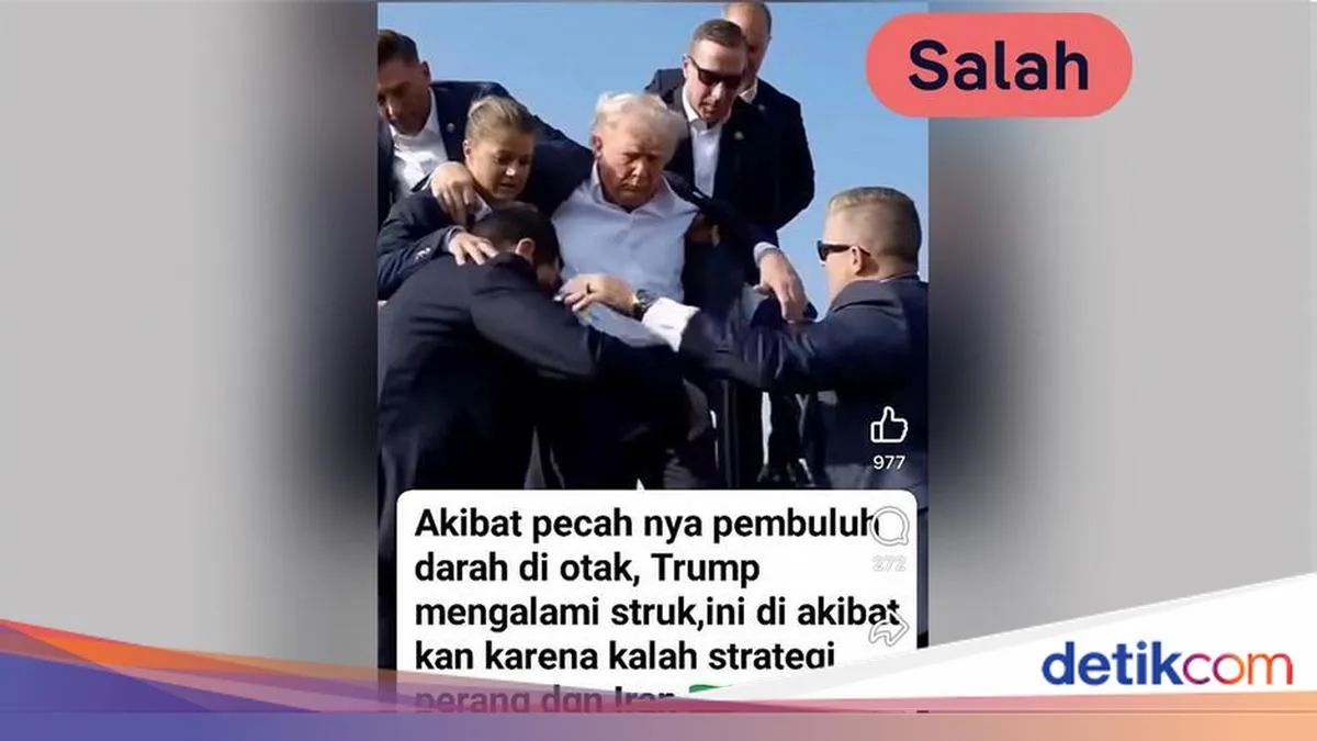 Cek Fakta Klaim Trump Kena Stroke Usai Kalah Strategi di Perang Iran