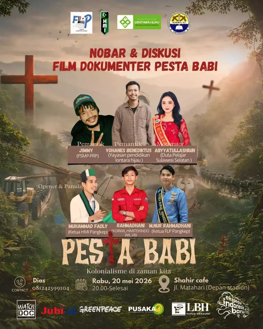 Nobar dan Diskusi Film Dokumenter “Pesta Babi” Digelar di Pangkep