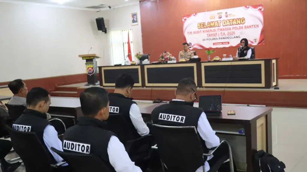 Polres Pandeglang Jalani Audit Kinerja Tahap I 2026 oleh Itwasda Polda Banten