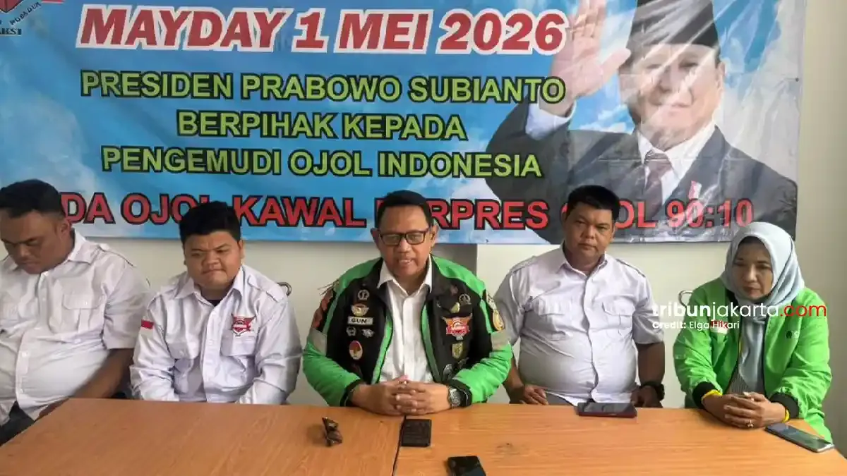 Sekitar 1.000 Ojol Garda Indonesia Akan Aksi di Monas pada May Day, Desak Perpres Skema Bagi Hasil 90:10