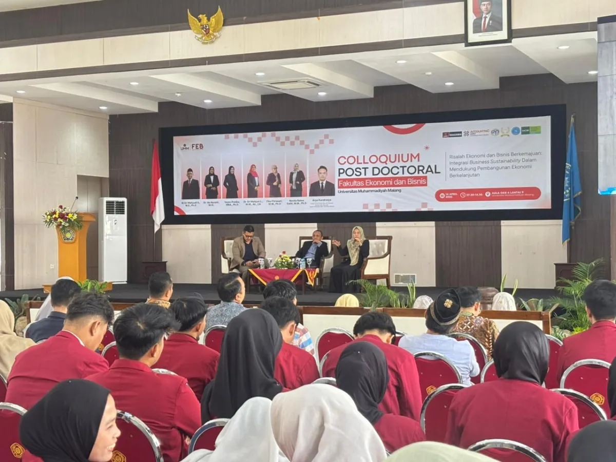 FEB UMM Gelar Kolokium Post Doctoral, Enam Doktor Paparkan Strategi Pembangunan Inklusif