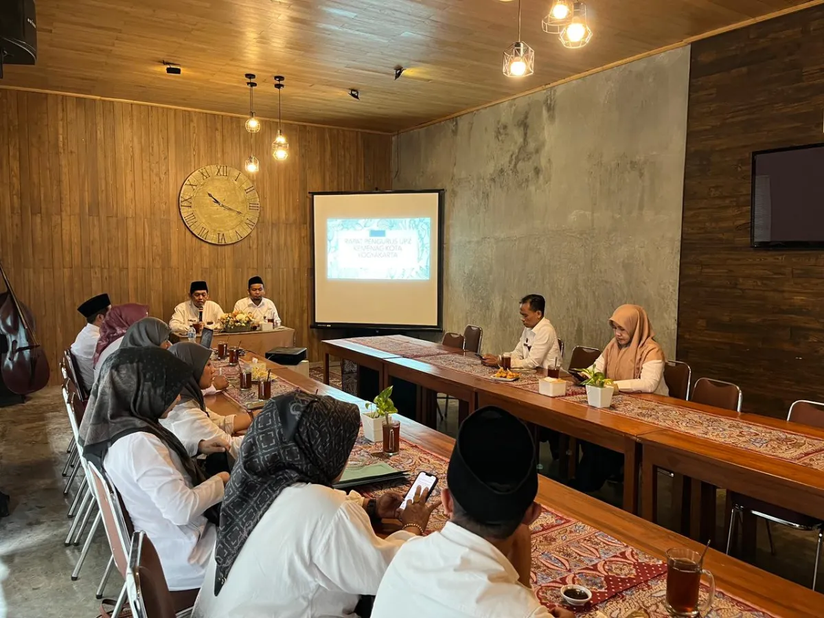 UPZ Kankemenag Kota Yogyakarta Gelar Rakordasi untuk Perkuat Integritas dan Transparansi Pengelolaan Zakat