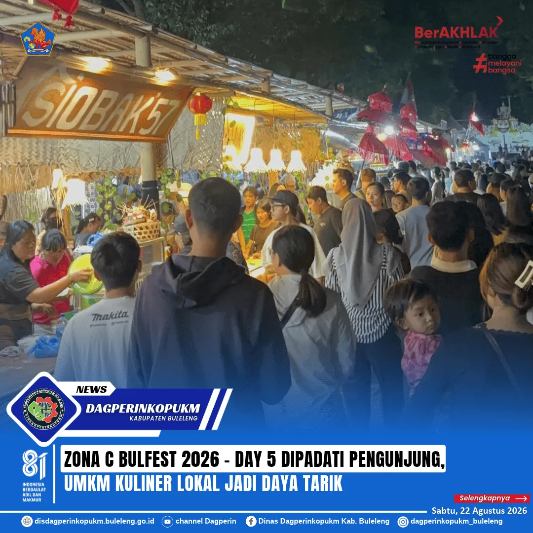 Zona C Buleleng Festival 2026 Hari Kelima Ramai, Kuliner UMKM Lokal Menjadi Magnet Pengunjung