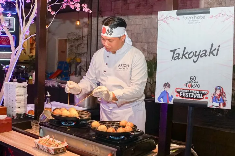 Archipelago Hotels Gelar Japanese Street Food Festival “60 Seconds to Tokyo” di Sidoarjo