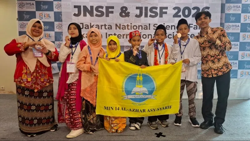 Tim Riset MIN 14 Jakarta Raih Silver Medal di JISF 2026 lewat Inovasi Sabun Ramah Lingkungan